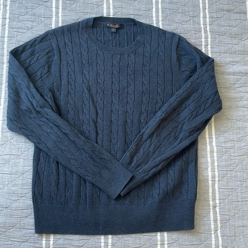 Cable sweater